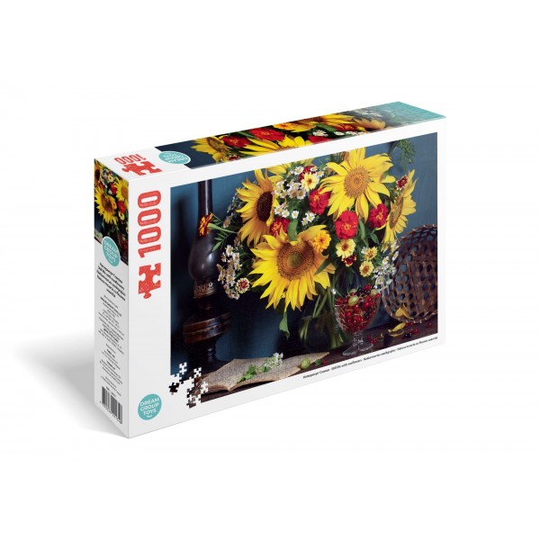 241842 Пазл 1000 елементів «Натюрморт Соняхи»