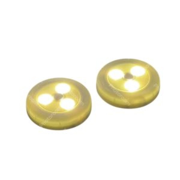 260375 Світильник світлодіодний на пульті Puck Light 8шт/наб 16*8.5*9см (без батарейок 3*AАА)