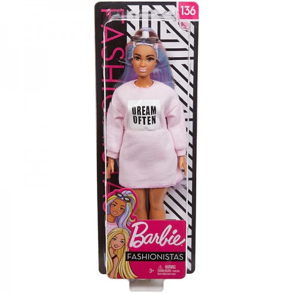 100106 Лялька "Модниця" з яскравим волоссям Barbie