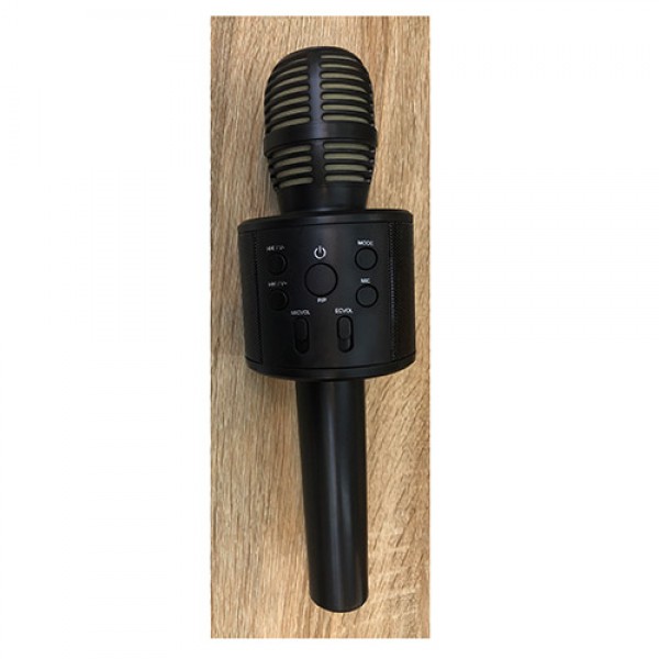 99333 Мікрофон X15728 акум., Bluetooth,USB,FM,TFвх., регул.гучн.,USB,мікс кольор.,світло,кор.,25-25,5-8см.