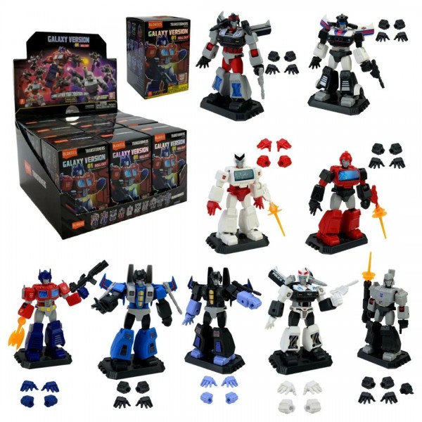 248744 Іграшка збірна модель Transformers  арт. 71100 9шт.в дисплей боксі, (44 - 51 дет.) дисп.бокс. 22x22x12,5см р-р упаковки 7,2x7,2x12 см