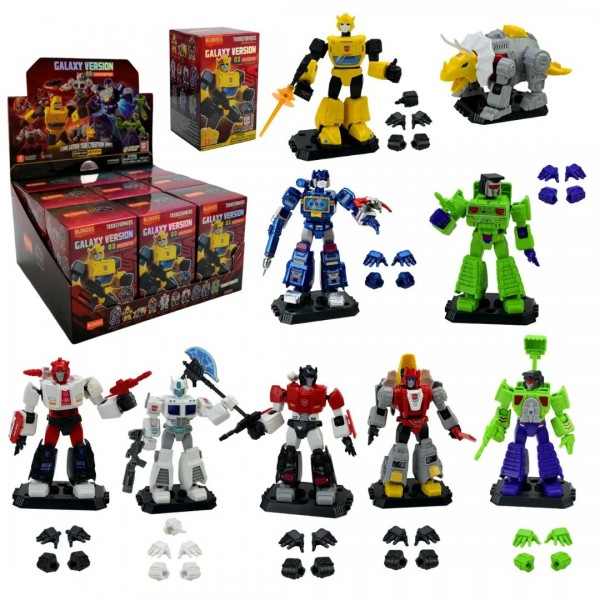 248713 Іграшка збірна модель Transformers  арт. 71103 9шт.в дисплей боксі, (46 - 53 дет.) дисп.бокс. 22x22x12,5см р-р упаковки 7,2x7,2x12 см