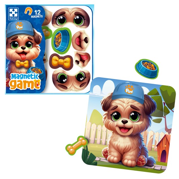 226018 Гра розвиваюча Vladi Toys магнітна "Емоції Песика" VT3220-04 (укр)