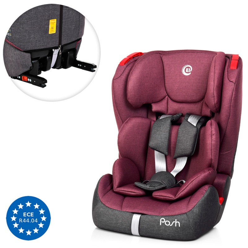 59291 ÐвÑокÑеÑло ME 1018-9 POSH (2ÑÑ) 2в1(бÑÑÑеÑ), гÑÑппа 1-2-3 (9-36кг), isofit, ÑеÑо-боÑдовое