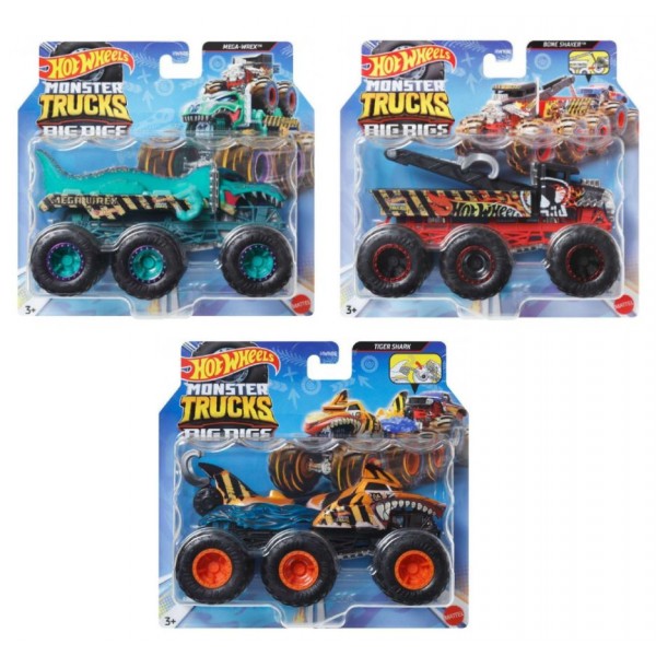 164105 Машинка-позашляховик "Супер-тягач" серії "Monster Trucks" Hot Wheels (в ас.)