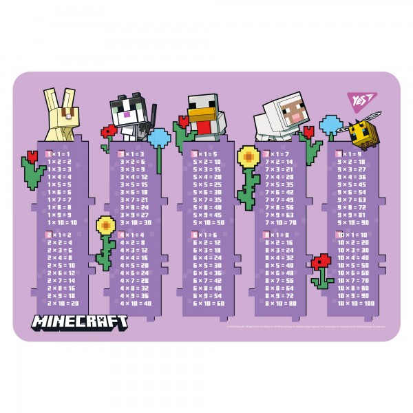 227001 Підкладка пластикова для столу Yes "Minecraft.Spring" табл. множ.