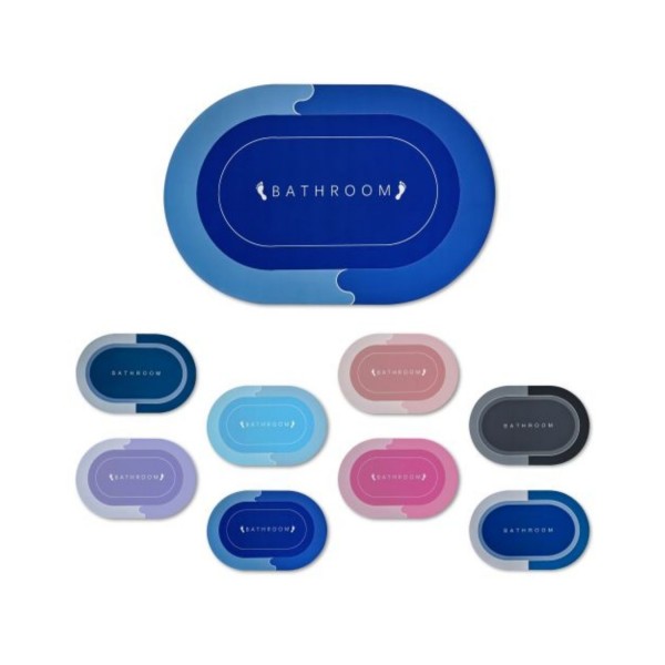 168713 Килимок суперпоглинаючий у ванну 60*90см овал., R30939-90