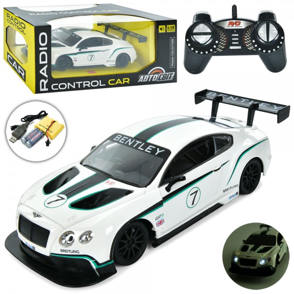 161275 Машина AR-2305 АвтоСвіт,1:18,BENTLEY GT3, радіокер.,2,4G,акум.,гум. колеса,світло,кор.,37-15,5-16см.