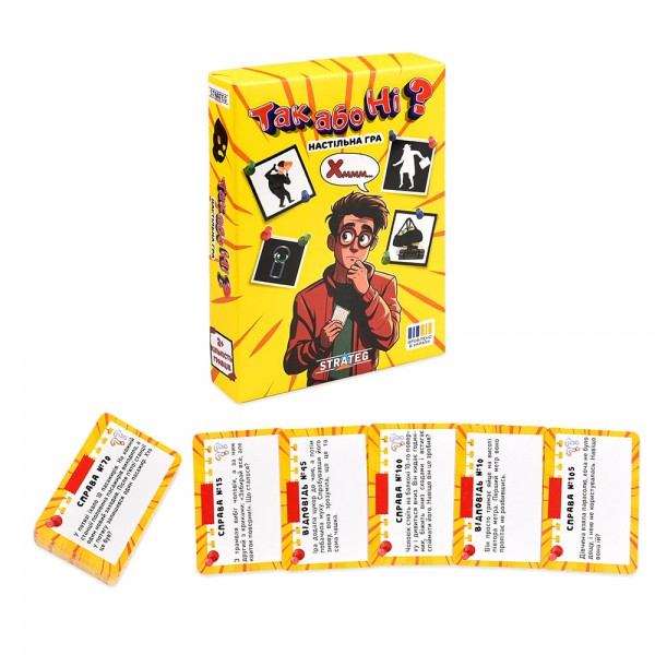 246808 Настільна гра Strateg Так або Ні? (30942)