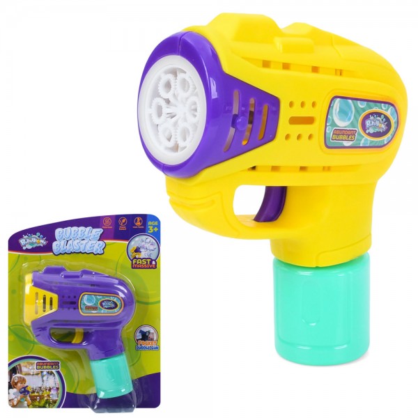 247485 Мильні бульбашки LBD-801A пістолет, запаска, мікс кольорів, бат., лист,15,5-20-4,5 см.