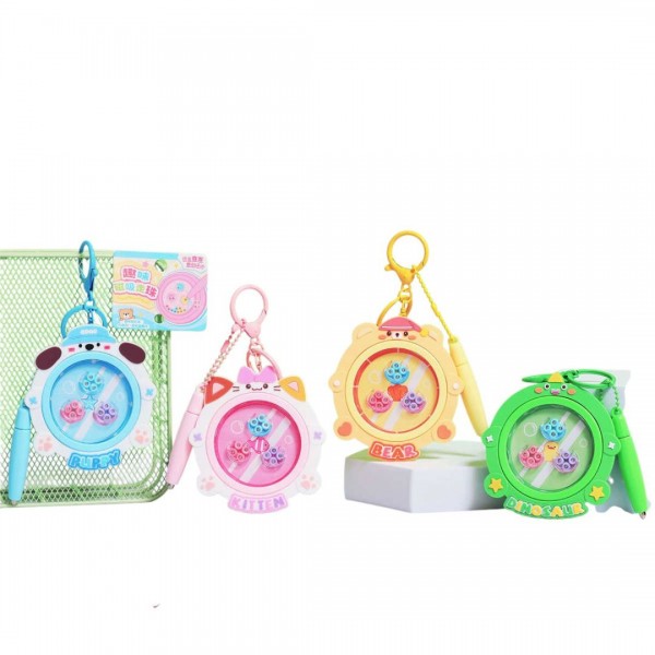 245133 Брелок FG250526040A 2 в 1, міні гра, лабіринт, магнитний, 3 види, кул.