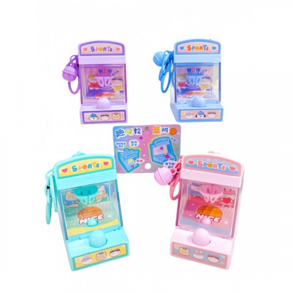 245141 Брелок FG250526048A 2 в 1, міні гра, баскетбол, 4 види, кул.