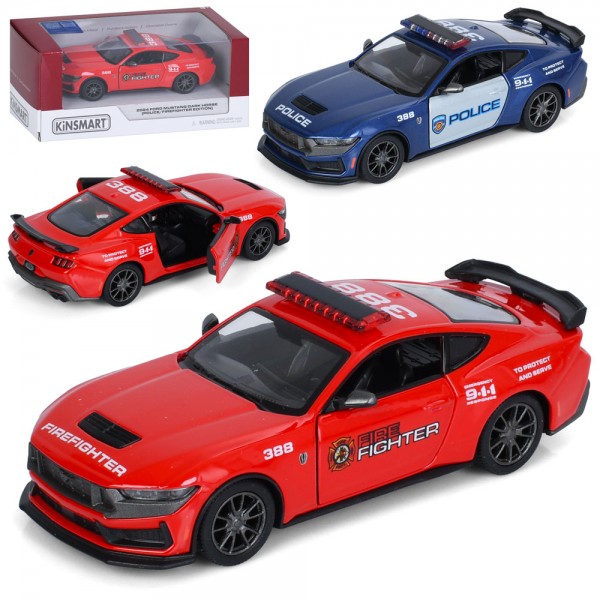 249135 Машина KT5455WPR метал, інерція,1:38,відчиняються двері, гум.колеса,2 види.кор.16-7-7,5см