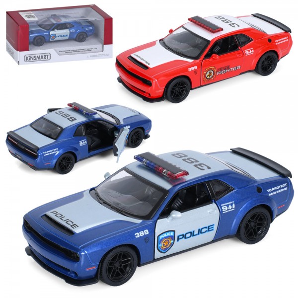 249137 Машина KT5461WPR метал,інерція,1:40, відчиняються двері, гумові колеса, 2 види.кор.16-7-7,5см