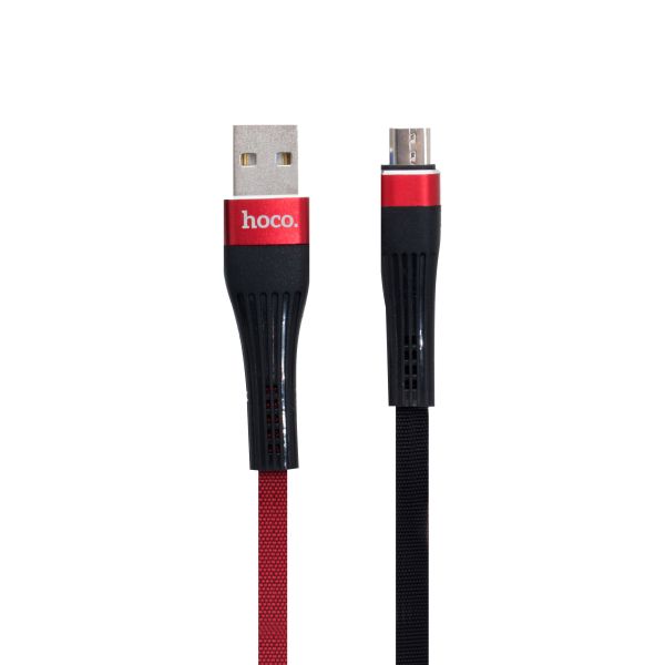 106584 USB Hoco U39 Slender Micro Червоно-Чорний