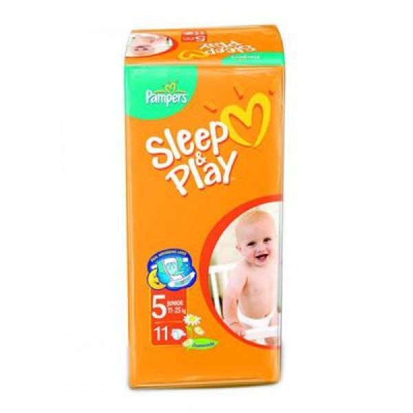 177627 Підгузники Pampers S&P 5, 11-25 кг, Junior, 11 шт