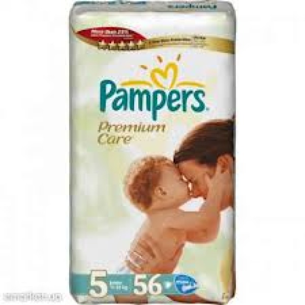 177635 Підгузники Pampers Premium Care 5, 11-25 кг, 56 шт