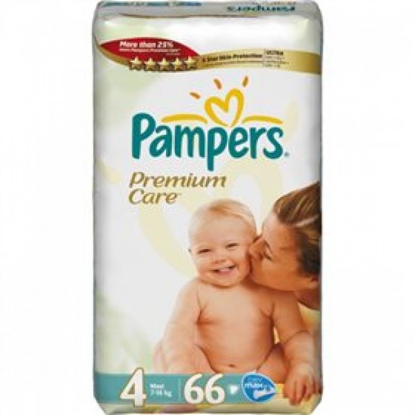 177638 Підгузники Pampers Premium Care 4, 7-14 кг, 66 шт