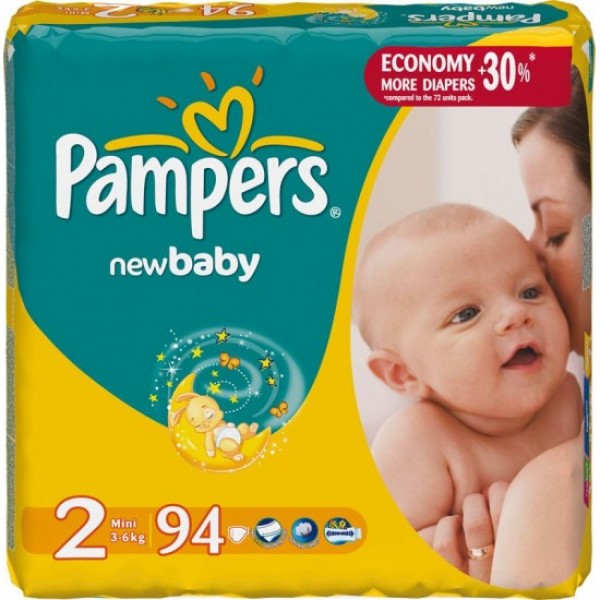 177641 Підгузники Pampers Active Baby 2, 3-6 кг, 94 шт