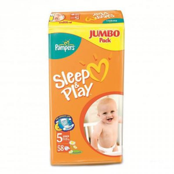 177644 Підгузники Pampers S&P 5, 11-25 кг, Jumbo, 58 шт