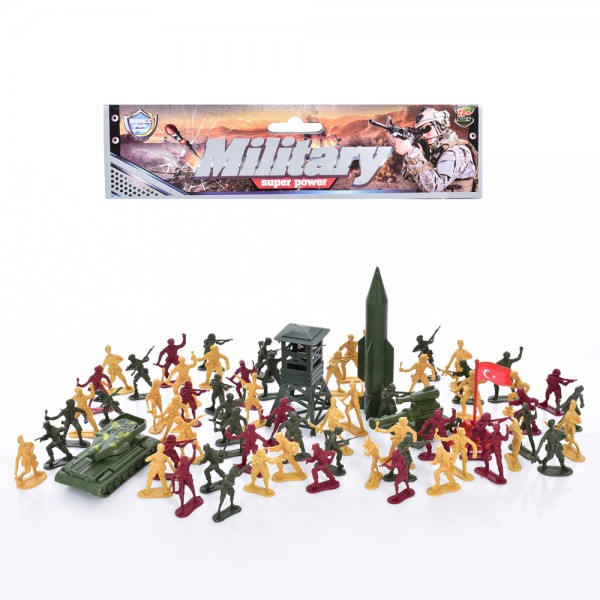 228431 Солдати у наборах YF3176-B фігурки, військова техніка, кул.і, 22-27-4 см.