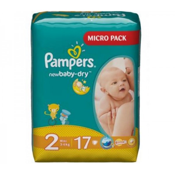 177657 Підгузники Pampers Active Baby 2, 3-6 кг, 17 шт