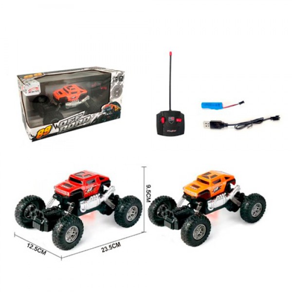 151206 Джип JX6V600-11A радіокер.,акум.,USB,амортиз.,1:18, гум. колеса, 2 кольори,світло,кор.,30-15,5-14см.