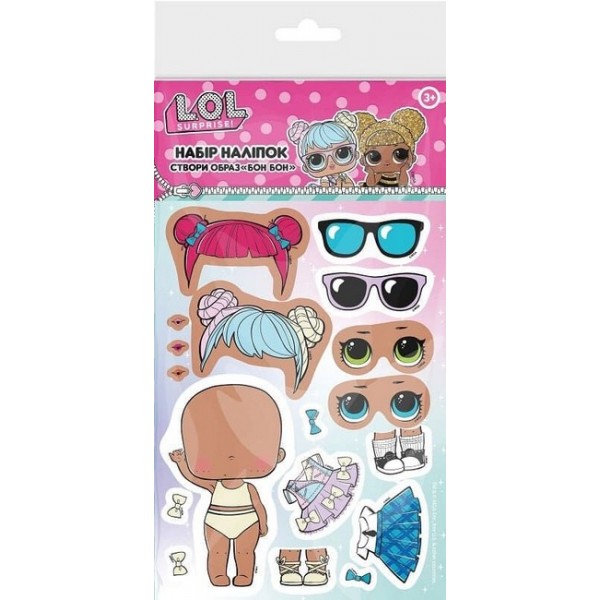 244750 Створи образ "Бон Бон". Набір наліпок ТМ "L.O.L. SURPRISE!"