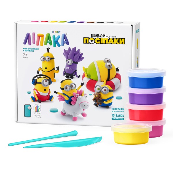 242715 Меганабір пластиліну, що самостійно твердіє, ЛІПАКА – ПОСІПАКИ
