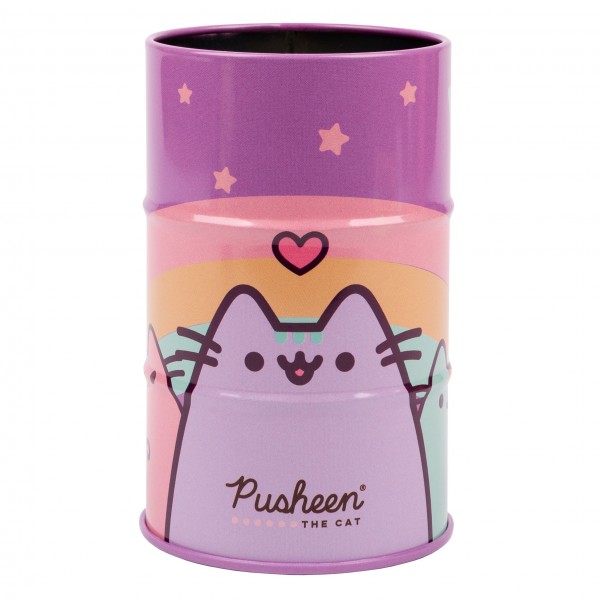 155600 Стакан-підставка бочка YES Pusheen метал