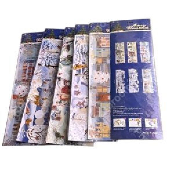 260405 Наклейка на вікна "Happy Winter" 17*53см