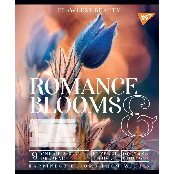 155634 А5/36 лін. YES Romance blooms, зошит для записів