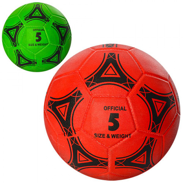 33155 М'яч футбольний EN 3252 розмір 5, 400-420 г.,3 кольори.