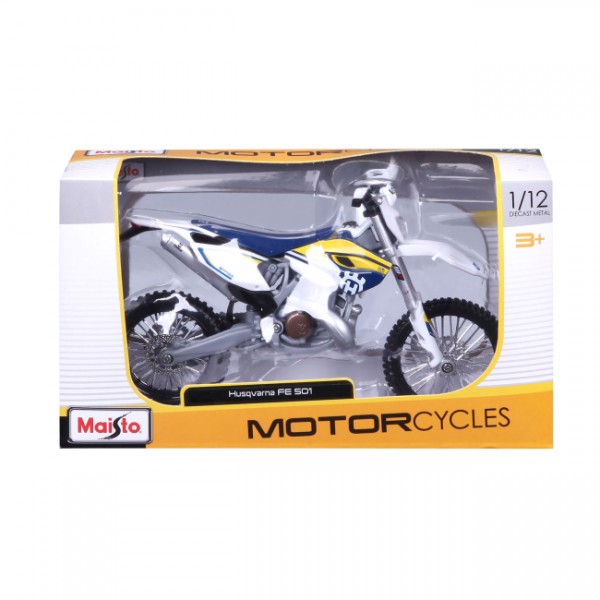 169369 31101-23 16921 Husqvarna FE 501 Мотоцикл іграшковий в асорт., масштаб 1:12