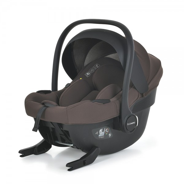 260151 Автокрісло дитяче El Camino i-LOCK ME 1210 Cocoa  i-SIZE R129,ISOFIX,зріст дитини 40-75см,коричневий
