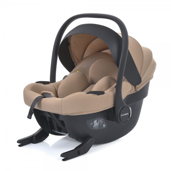260153 Автокрісло дитяче El Camino i-LOCK ME 1210 Praline  i-SIZE R129,ISOFIX, зріст дитини 40-75см,бежевий