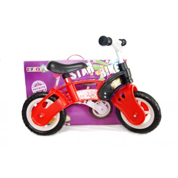 87865 Велобег STAR BIKE, 10", EVA, красн/черн