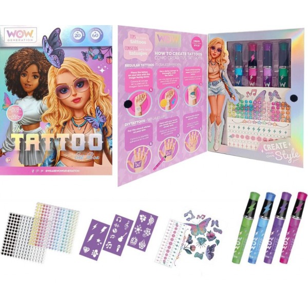 244878 Набір для створення тату "Модний креатив"