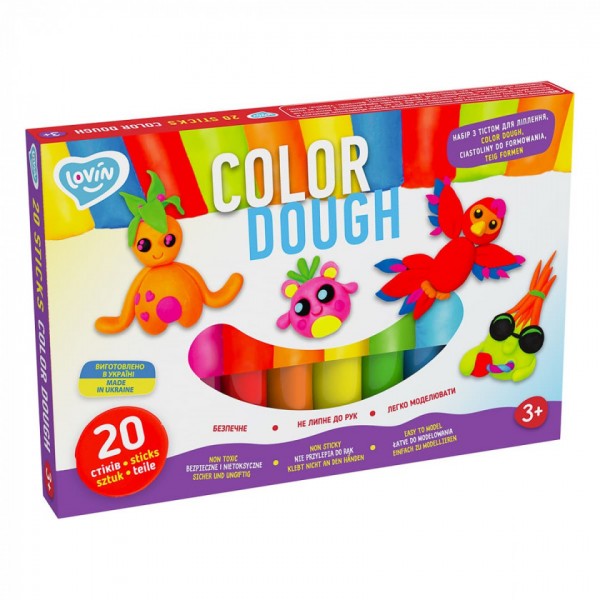 157638 20 stick Color Dough TM Lovin Набір для ліплення з тістом