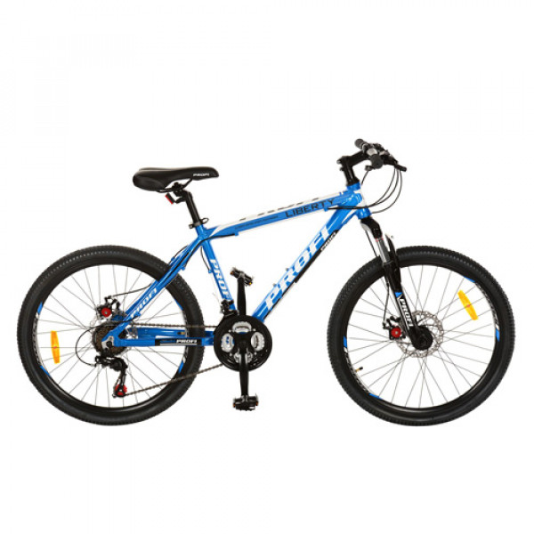 22608 Велосипед 24" G24A316-2 алюміній, блакитний, кор., 126-18,5-69 см