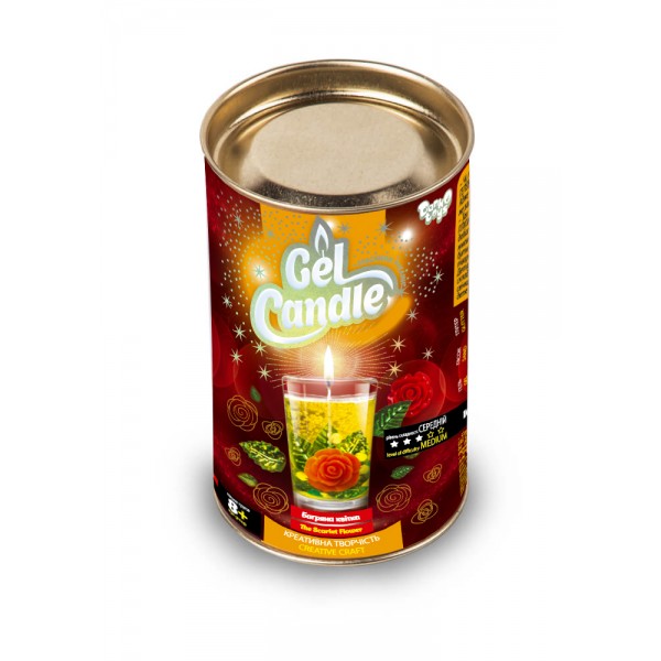 71490 Набір креативної творчості "Гелева Свічка" малий №6 АЛЕНЬКА КВІТОЧКА