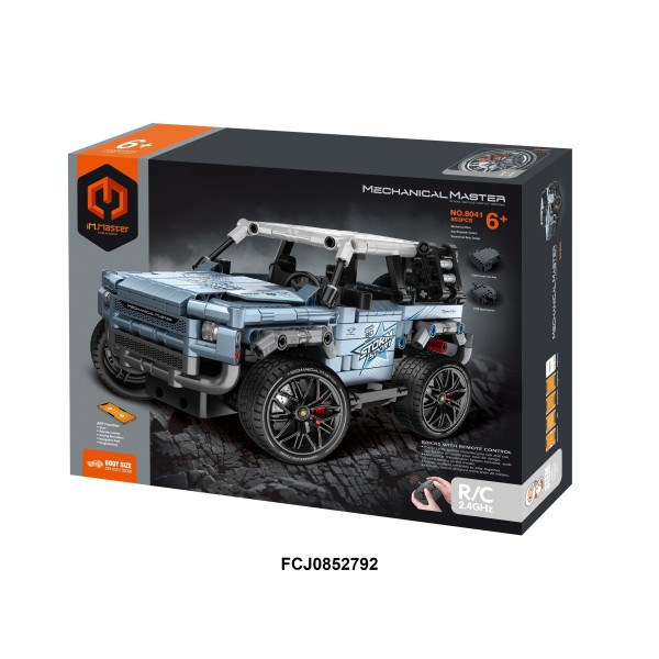 261800 Конструктор 8041 джип радіокер., 494 дет, акум, USB, кор., 35,5-27-7 см.