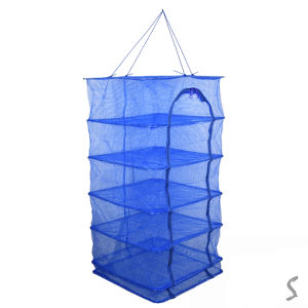 245372 Сітка для сушки риби "U" 5 ярусів 45*45*95см MH-5891-45