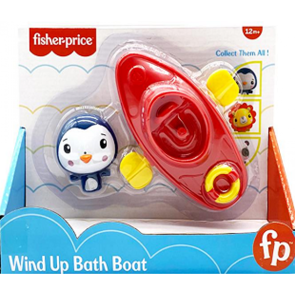 184905 Заводний човник Пінгвін для гри з водою Fisher-Price