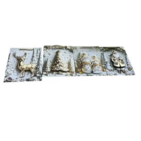 262648 Пакет новорічний паперовий L "Snowman Joy" 3D 31*40*12см