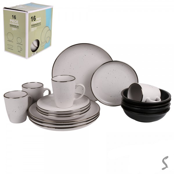 241964 Набір столового посуду 16пр/наб (тарілка 26+19см, супниця 17.5см, чашка 420мл) MC5578-3