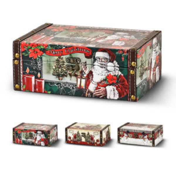 241994 Скринька для прикрас новорічна M 24*17*9см R96438-M