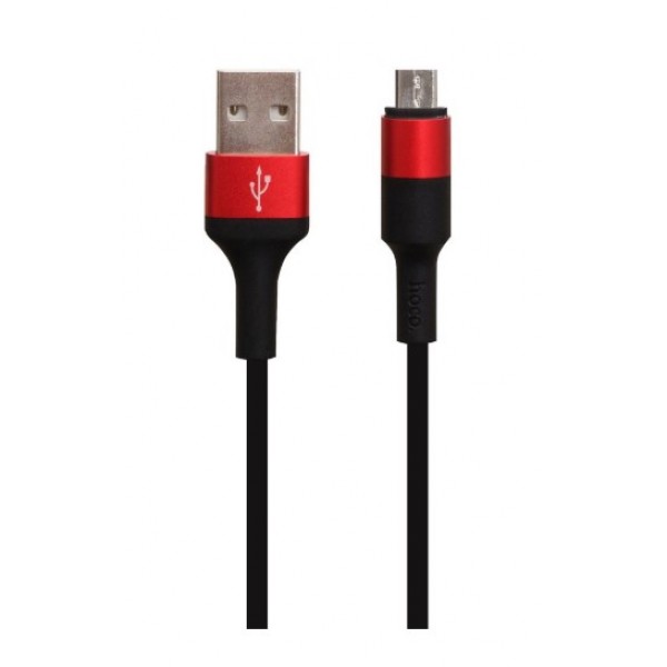 106613 USB Hoco X26 Xpress Charging Micro (Чорно-Червоний)