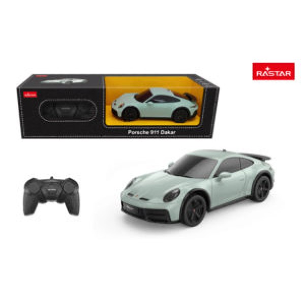 244719 Машина 10140 Porsche 911 Dakar, 1:24, р/к 2,4GHz, 18,5см, гумові колеса, на бат.,в кор.,38,5-10-12см