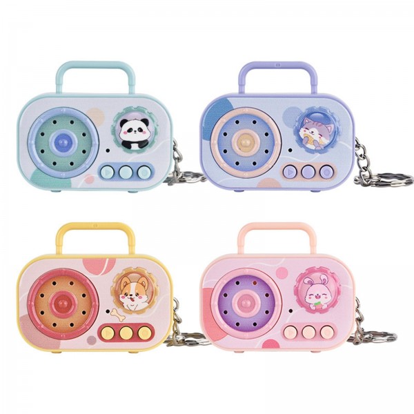 245135 Брелок FG250526051A 2 в 1, міні іграшка, дзвіночок, 4 види, муз., світло, бат.(таб.),кул.,6-4-2,5см